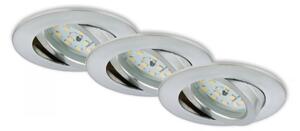 Briloner 7296-039 - Set 3x spoturi LED încastrate pentru baie LED/6,5W/230V IP23