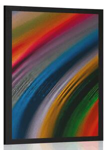 Poster detaliul materialului colorat