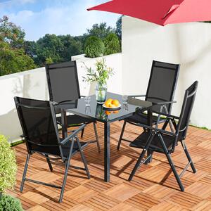 Deuba Set din aluminiu Alu 1+4 - antracit