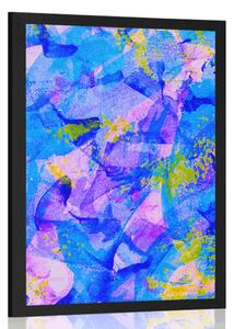 Poster artă abstractă pastelată