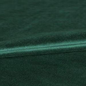 Pat PAVO 160 boxspring, stofa catifelata verde inchis - Riviera 38, cu