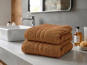Prosop CONFORT 50 x 100 cm maro, 100% bumbac