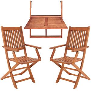 Deuba Set de balcon din lemn - acacia