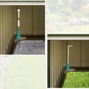Deuba Garaș pentru robot de tuns gazon 86x100x63 cm - verde