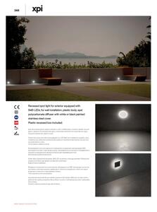 Redo 90042 - Lampă încastrată exterior LED INCAS LED/2,3W/230V IP65