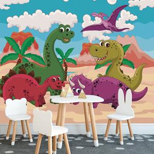 Tapet lumea dinozaurilor