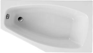 Polimat Marika cadă de colț 140x80 cm partea dreaptă alb 00795