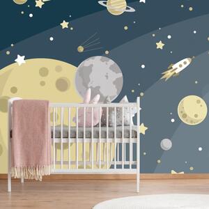 Tapet excursie neobișnuită în univers
