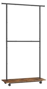 Cuier pe roti Songmics Maro 98.5x35x180.3 cm