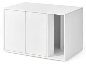 Litiera Alb Songmics 80x50x53 cm