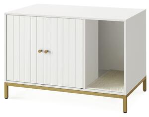 Litiera Alb Feandrea 80x50x55 cm