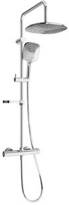 Set de duș Mexen KX17 cu robinet termostatic Kai, crom, 771501791-00
