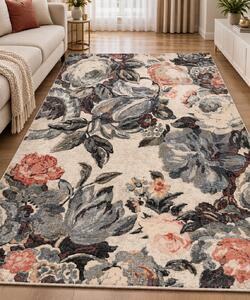Covor Sufragerie Dormitor, Model Anny 33011 085, Model Floral, Multicolor 78x150