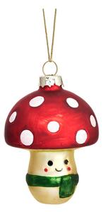 Ornament de Crăciun din sticlă Happy Mushroom – Sass & Belle