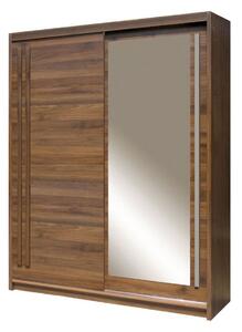 Dulap EFFECT, stejar columbia, PAL melaminat, cu 2 usi, 175x59x215 cm