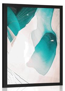 Poster munții abstracți