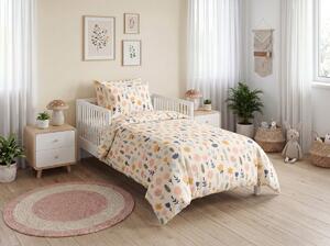 Lenjerie de pat din creponat pentru patut Renforce FLORI DREAM colorata Dimensiune lenjerie de pat: 45 x 65 cm | 90 x 140 cm