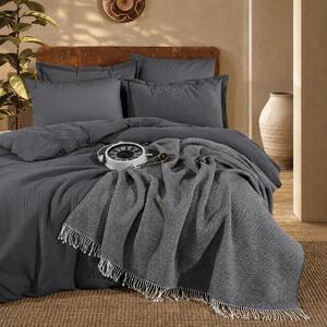 Lenjerie de Pat Premium EVEYA V2 Clasy cu Pătură Decorativă – 100% Bumbac, 7 Piese (EVEYA V2)