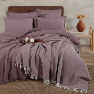 Lenjerie de Pat Premium EVEYA V3 Clasy cu Pătură Decorativă – 100% Bumbac, 7 Piese (EVEYA V3)