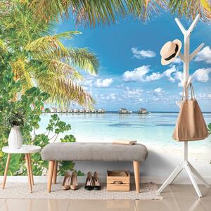 Fototapet relaxare într-o stațiune tropicală