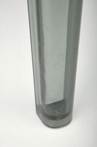 Masa GOMEZ, sticla fumurie/polipropilena, 120x80x74 cm