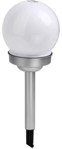 Lampă solară sferă cu LED RGBW Ø100 mm, culori interschimbabile