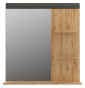 Oglinda GRACE, stejar, PAL laminat, 79x16x85 cm