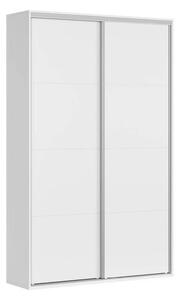Dulap FLEX, alb, PAL, cu 2 usi, 150x45x240 cm