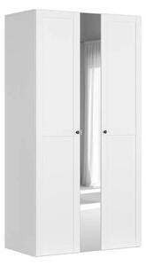 Dulap FLEX, alb, PAL, cu 3 usi, 125x66x240 cm