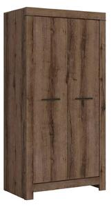 Dulap BALIN, stejar, PAL, cu 2 usi, 98x55x195 cm