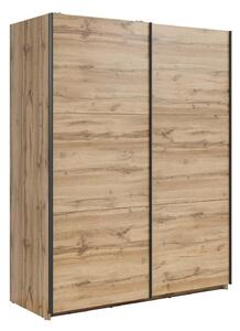 Dulap TETRIX, stejar wotan, PAL, cu 2 usi, 154x60x196 cm