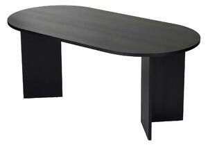 Masa SABLIN, negru, PAL laminat, 180x90x75 cm