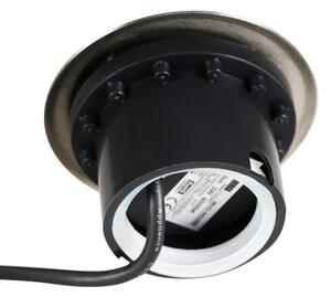 Corp de iluminat LED pentru căi de acces MIVO LED/3W/230V d. 12 cm IP67 crom mat