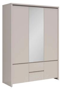 Dulap KASPIAN, casmir, PAL, cu 5 usi si 2 sertare, 154x56x211 cm