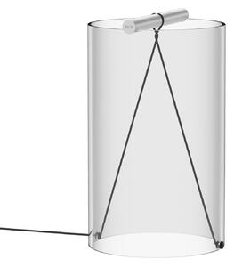 Lampă de masă FLOS, To-Tie T2, reglabil, Transparent, Camera de zi, Sticlă, Design