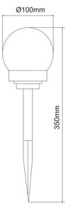 SET 3x corp de iluminat LED Globo 33770-3 SOLAR LED/0,06W/3V d. 10 cm IP44