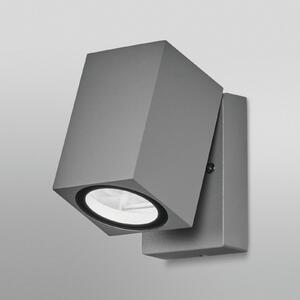 OSRAM Lampa de exterior ENDURA CLASSIC CUBE, metal argintiu IP44, reglabil, Metalic, Aluminiu, Modern