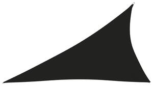 Parasolar, negru, 4x5x6,4 m, țesătură oxford, triunghiular