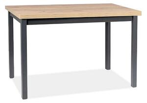 Masa ADAM, stejar artisan/negru, 100x60x75 cm