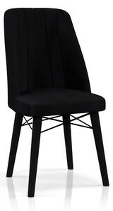 Scaun Babyface Madrid Negru Picioare Negru