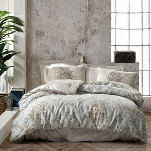 Lenjerie de pat premium satin de lux, Cotton Box, Terry Bej