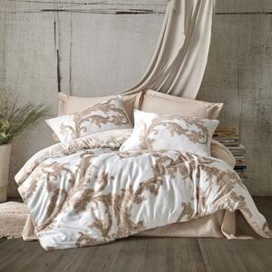 Lenjerie de pat premium satin de lux, Cotton Box, Loren Bej