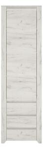 Dulap ANGEL tip 10, alb, PAL melaminat, cu o usa si 3 sertare, 56x40x1