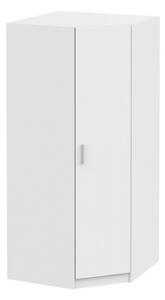Dulap INVITA Tip 3, alb, PAL melaminat, cu o usa, 91x91x200 cm