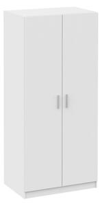Dulap INVITA Tip 4, alb, DTD laminat, cu 2 usi, 90x60x200 cm