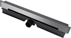 FDesign Kleome rigolă liniară 60 cm negru-oţel FD74046001