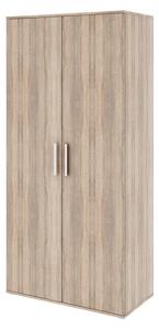 Dulap DUNAJ TIP 2, stejar sonoma, DTD laminat, cu 2 usi, 90x47x191 cm