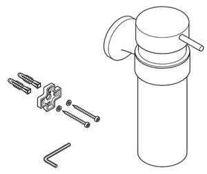 Duravit Starck T dozator săpun 200 ml crom 0099351000