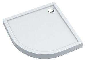 Schedline Cameron Smooth White cădiță de duș semirotundă 90x90 cm alb 3ST.C1O-9090