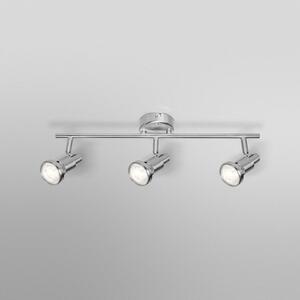 OSRAM Spot de tavan OSRAM, argintiu, metal 3 becuri GU10-LED 2.700 K, Metalic, Aluminiu